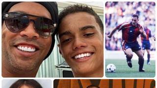 Kluivert, Ronaldinho y los otros cracks que tienen a un hijo jugando en el Barça
