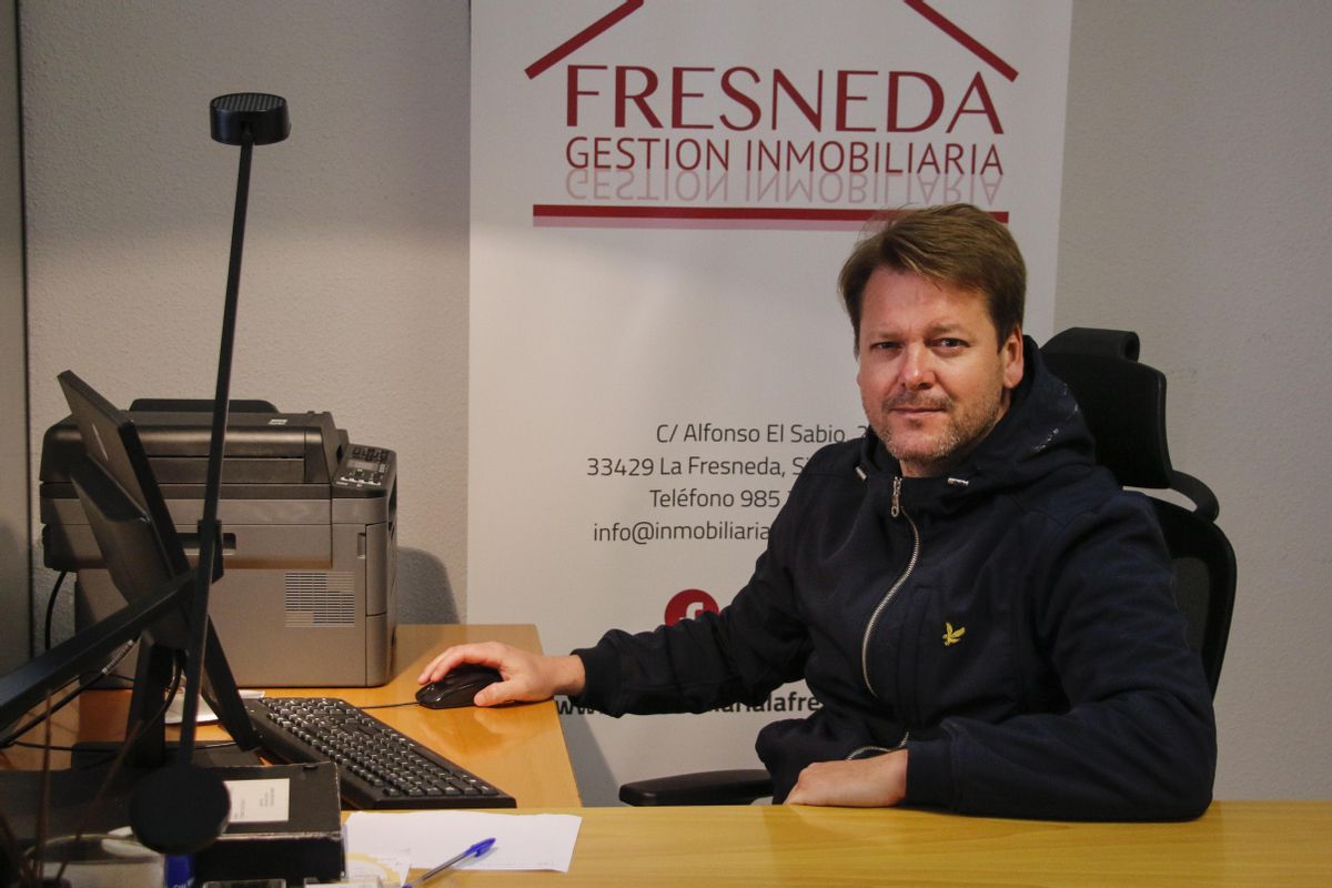 Alfonso Orejas García, gerente de la inmobiliaria.