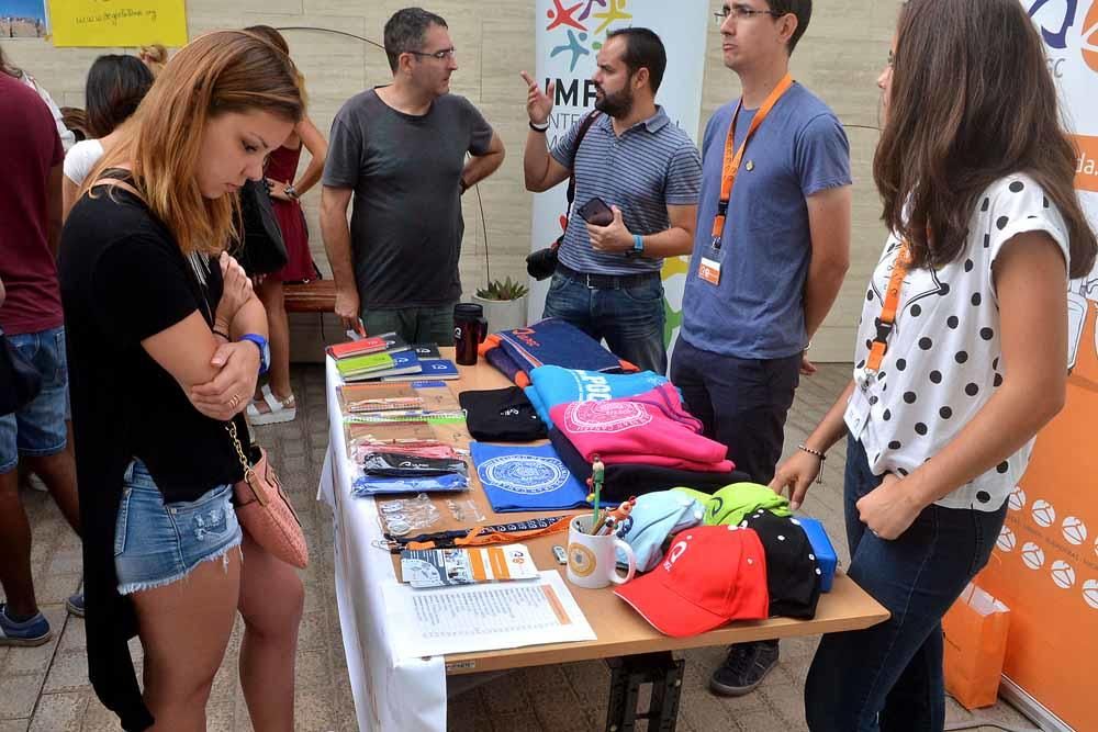 Acto de bienvenida a los estudiantes de intercambi