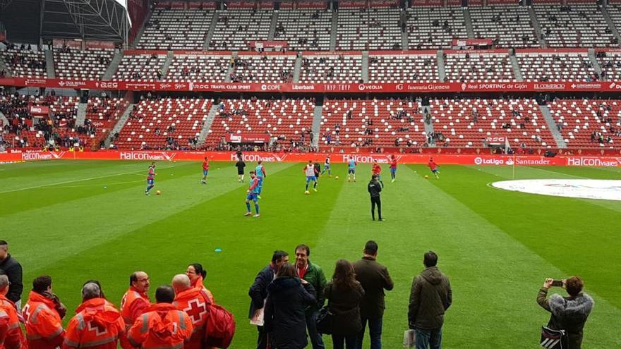 El partido entre el Sporting y el Atlético de Madrid, en imágenes