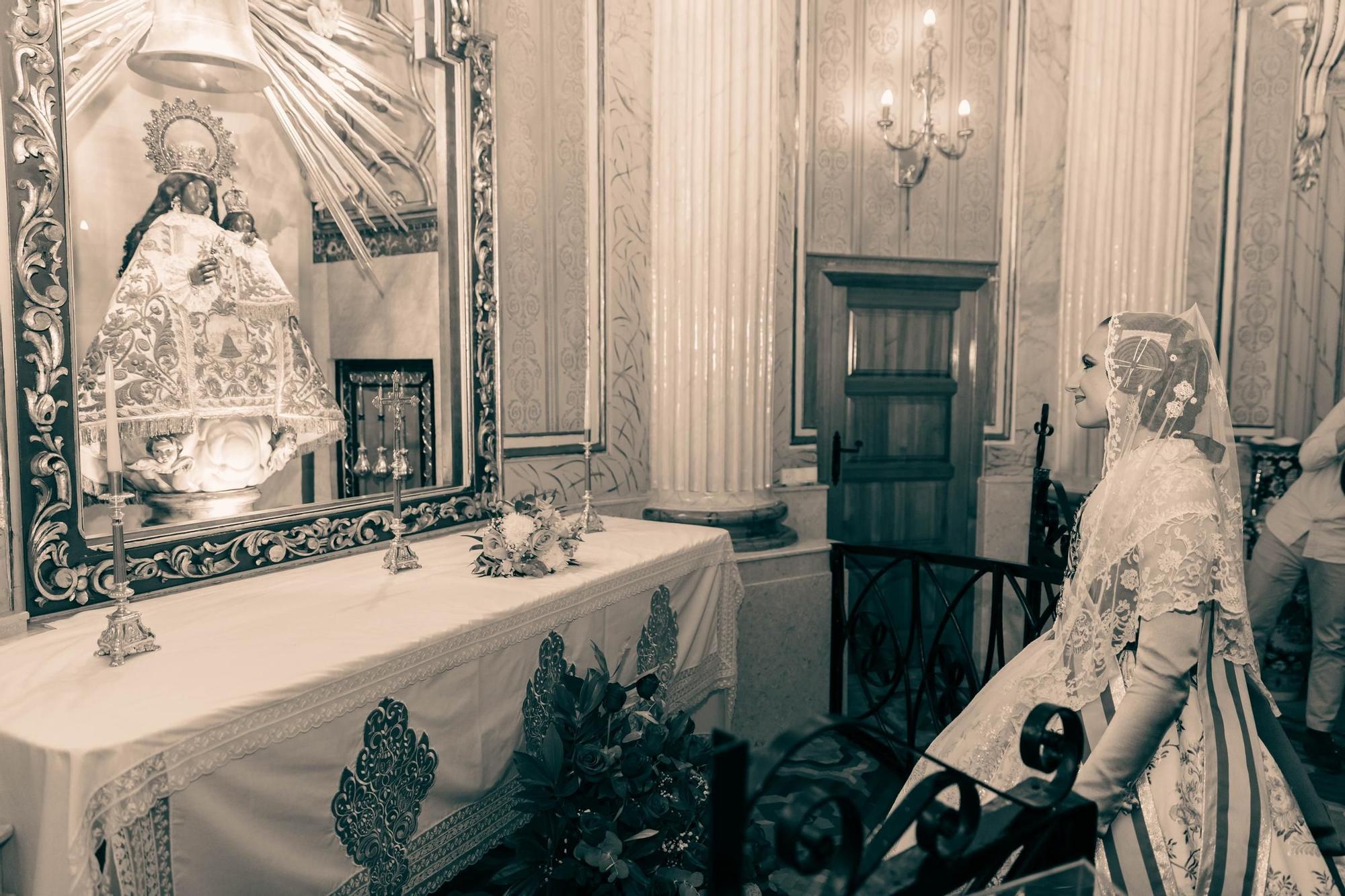 Cita fallera en la procesión de Xirivella