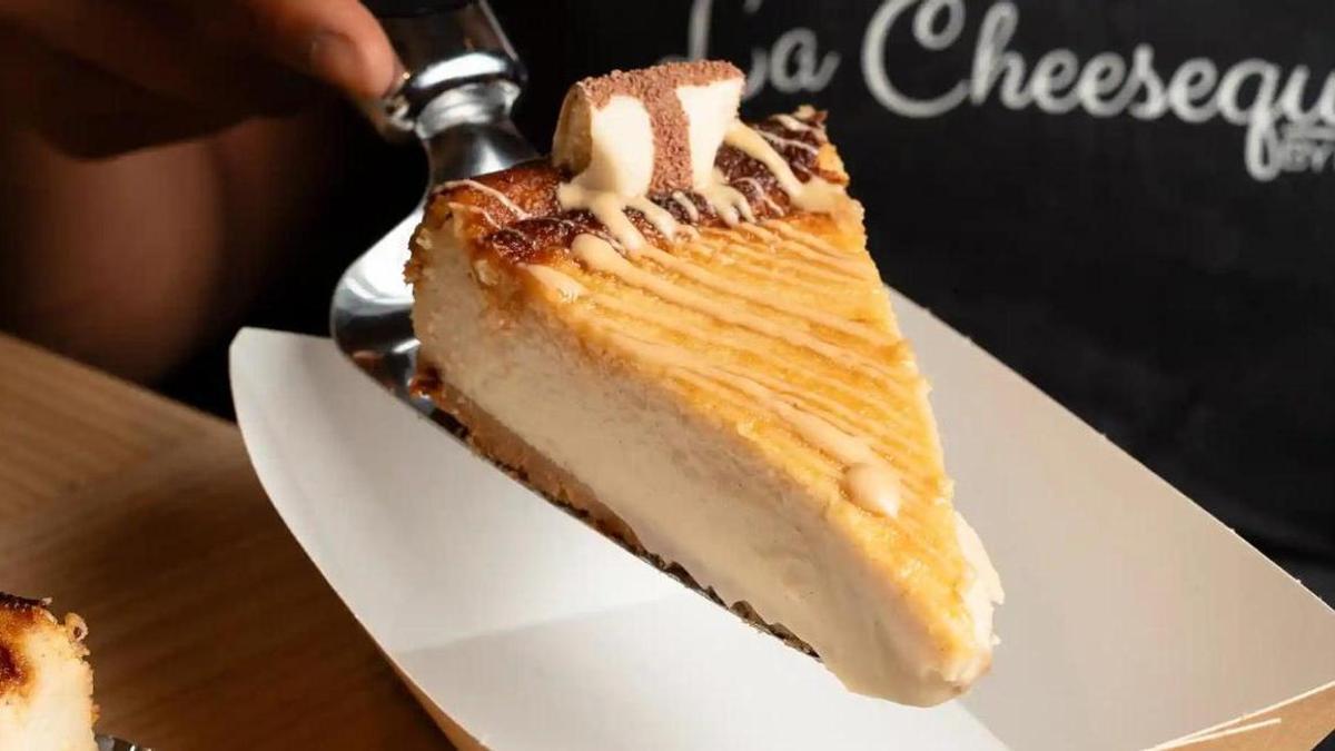 Una de las tartas de la Cheesequería.