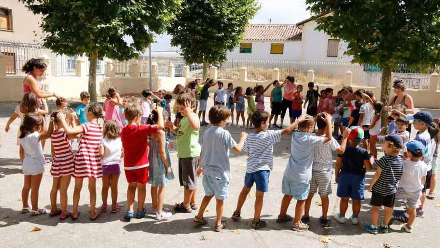 Campamentos urbanos celebrados el mes pasado en Pinilla.