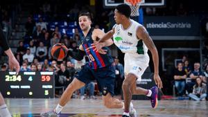 Imagen de un partido entre el Barça y Unicaja