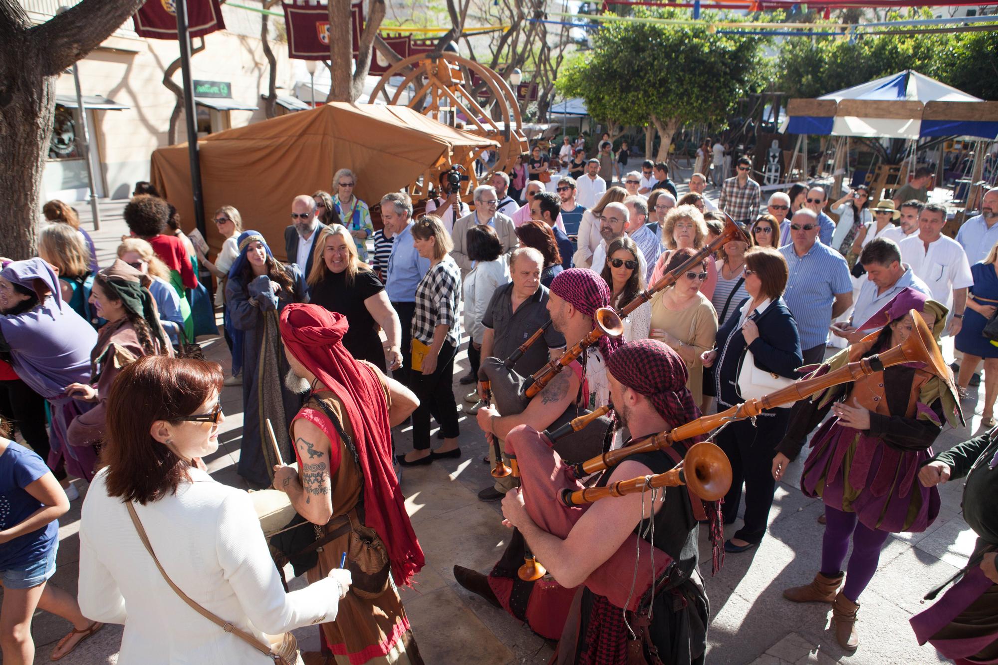 Edición de 2015 de la Feria Medieval de Ibiza.