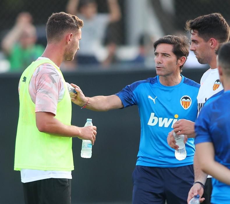 Primer entrenamiento de Marcelino García con el Valencia CF 19/20