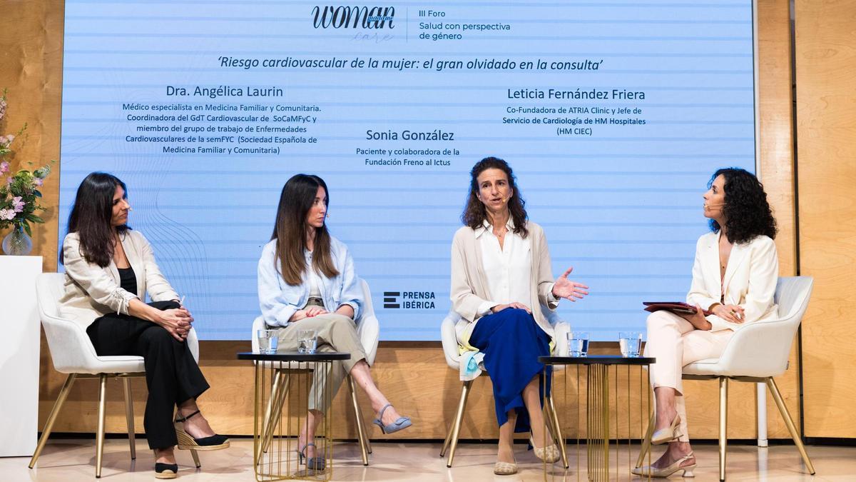 Mesa de debate “Riesgo cardiovascular de la mujer: el gran olvidado en la consulta” del Foro Woman Care