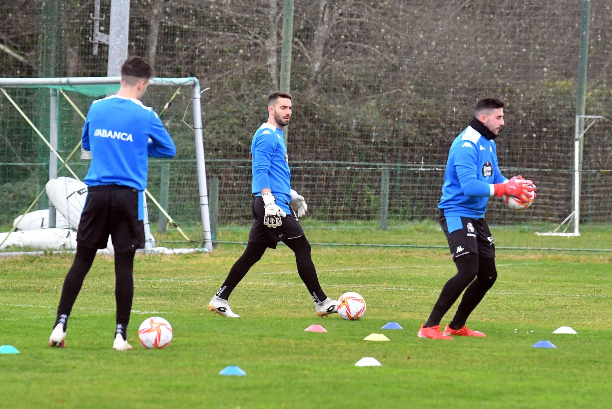 El Dépor regresa a los entrenamientos con cinco bajas