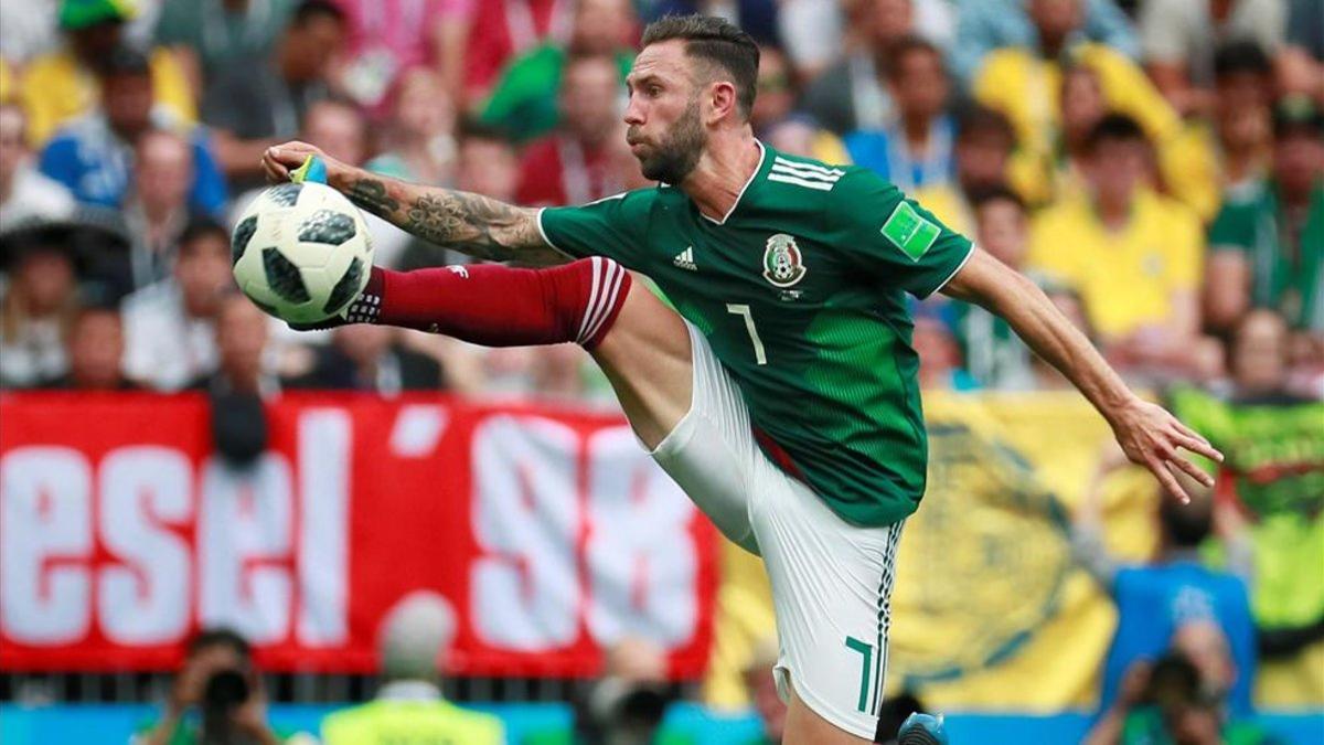 Layún, durante el Mundial de Rusia