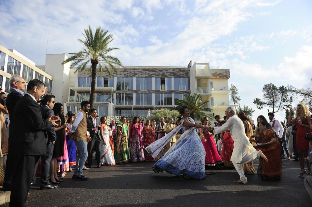 Gran boda india en Ibiza