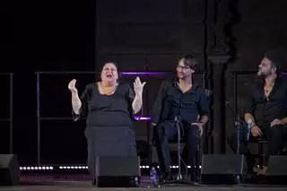 Fotogalería | Inés Bacán, la Macanita y Pedro Ricardo Miño en la Bienal de Flamenco