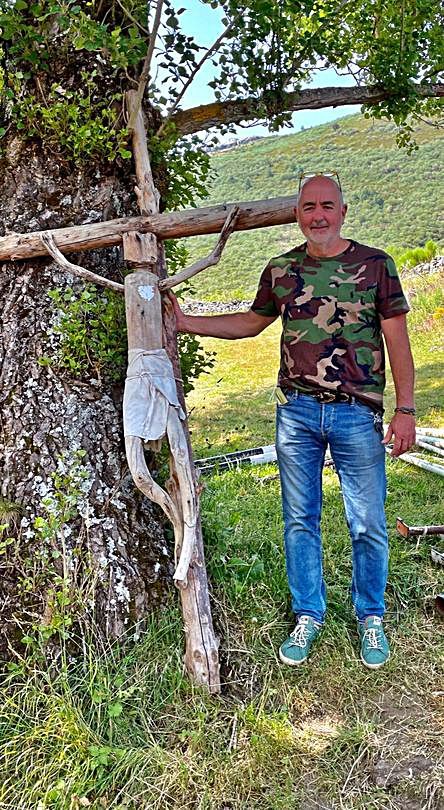 José Ramón Castañón, “Pochi”, en Lugueros (León). | LNE