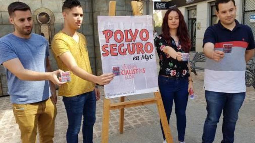 Juventudes Socialistas de Elda repartirá unos 2.000 preservativos estas fiestas