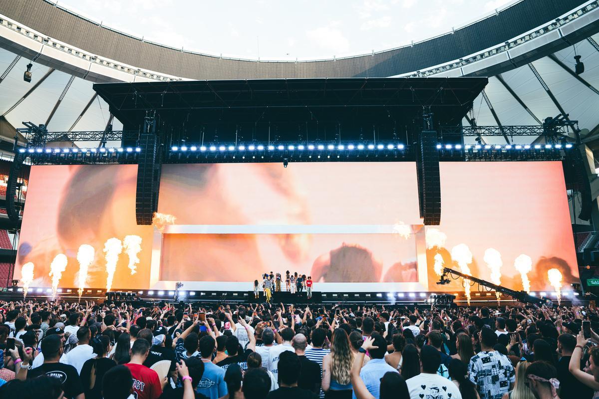 Las imágenes del concierto de Rels B en el Metropolitano de Madrid
