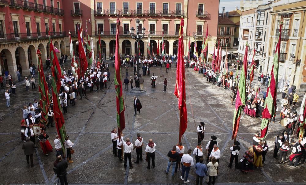 Celebración del Día de León en Gijón