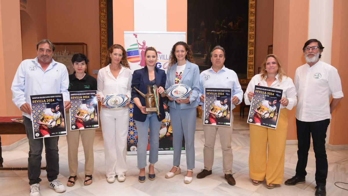 Presentación del European Golden Oldies Rugby Festival en Sevilla