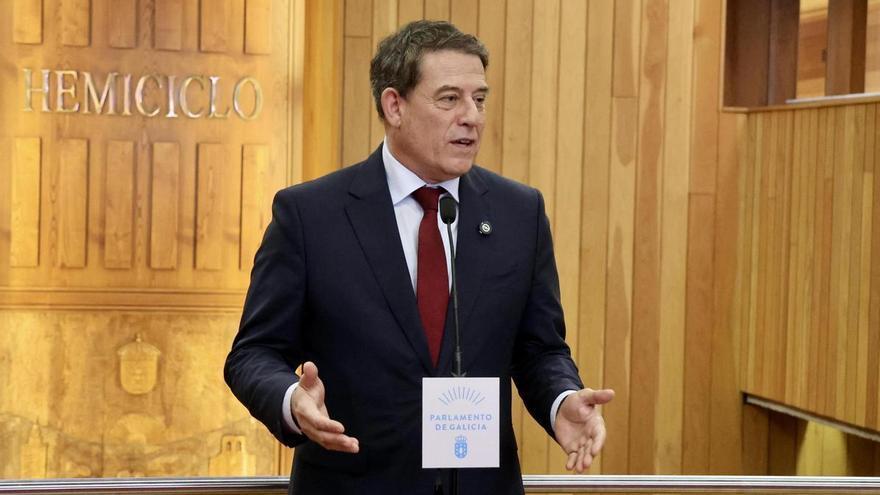 Gómez Besteiro ve en la intervención de Alfonso Rueda la descripción de una “Galicia irreal que no perciben los gallegos”