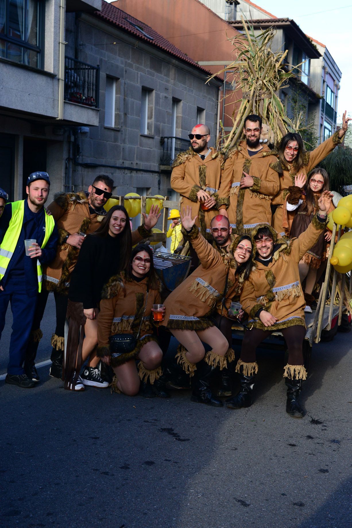 Moaña "llora" el fin del carnaval con el Enterro da Sardiña