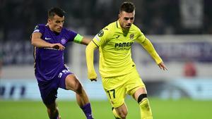 Lo Celso, en un partido con el Villarreal