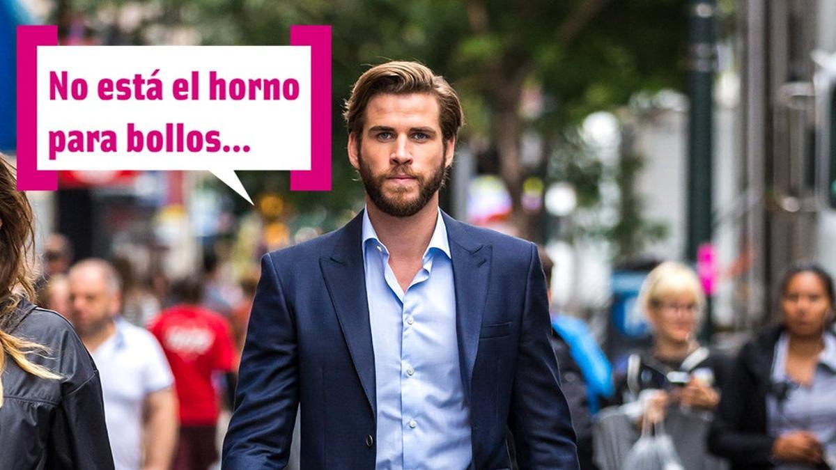 Liam Hemsworth paseando por Nueva York durante el rodaje de una película