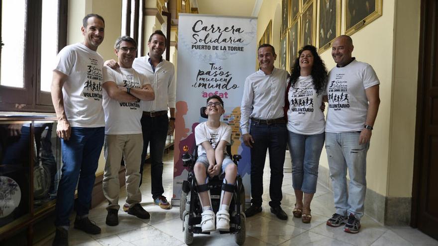 Presentación de la carrera que se celebra este domingo en el Puerto de la Torre.