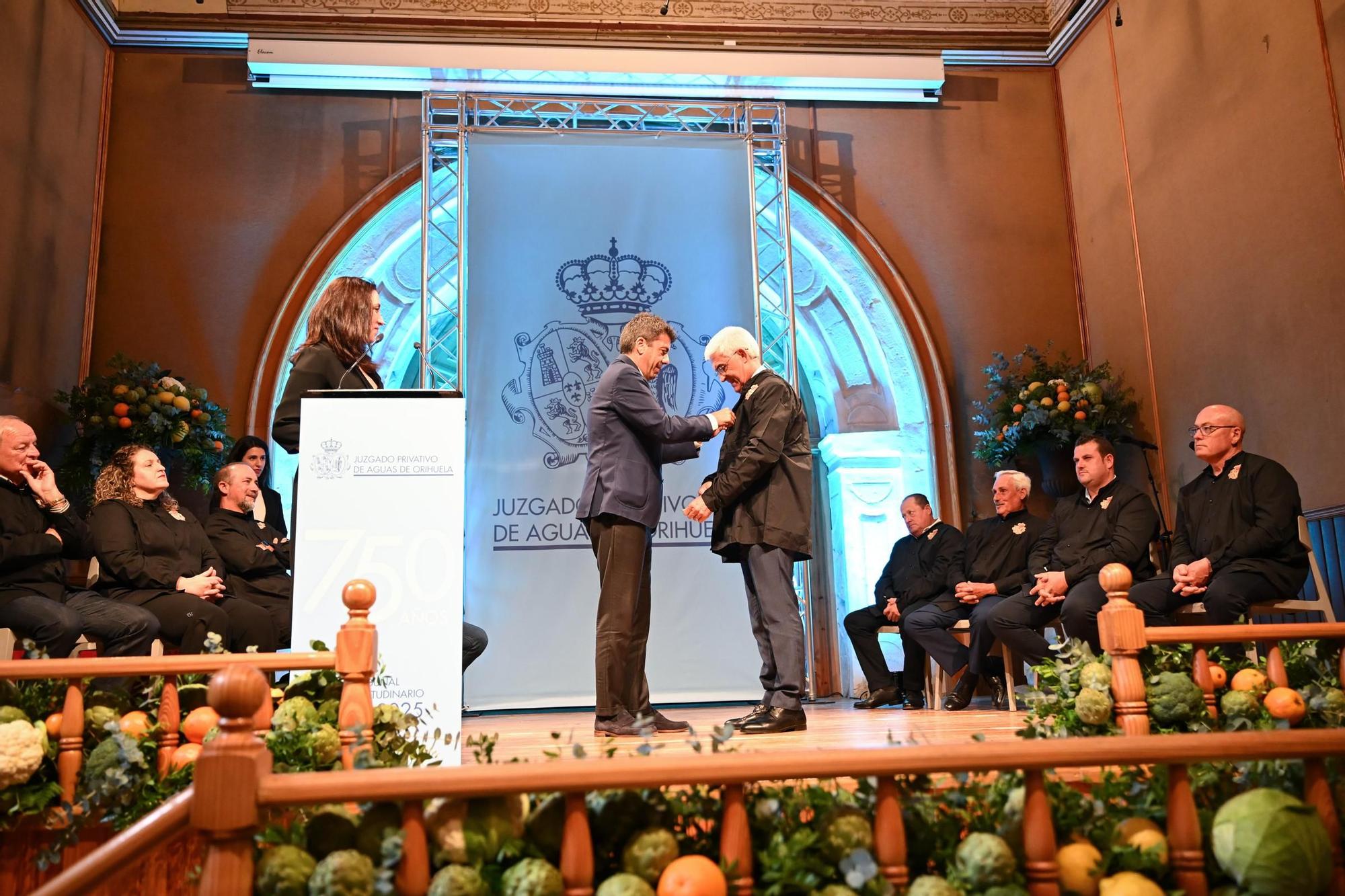Entrega de los Premios de las Aguas en el 750 aniversario del Juzgado Privativo de Aguas de Orihuela