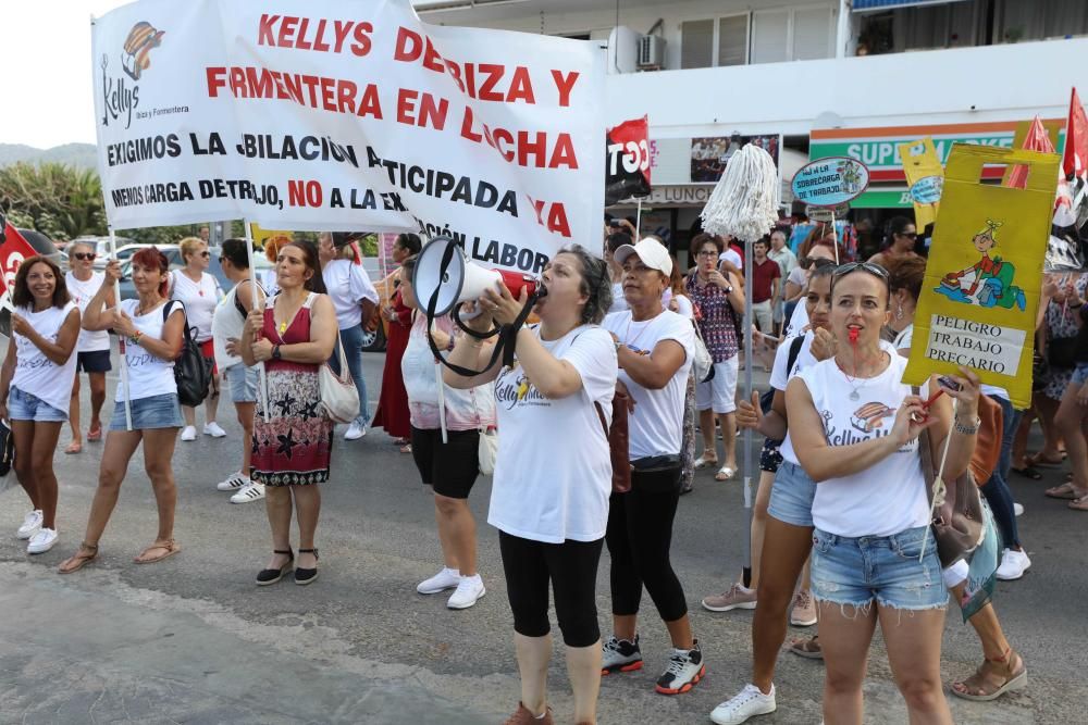 Las camareras de piso protagonizan dos jornadas de huelga en Ibiza