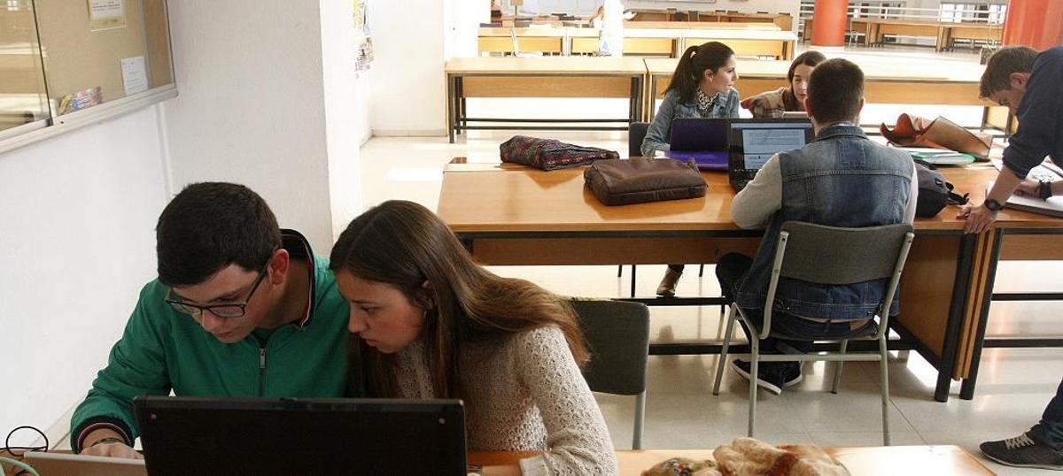 Estudiantes de la Universidad de Málaga.