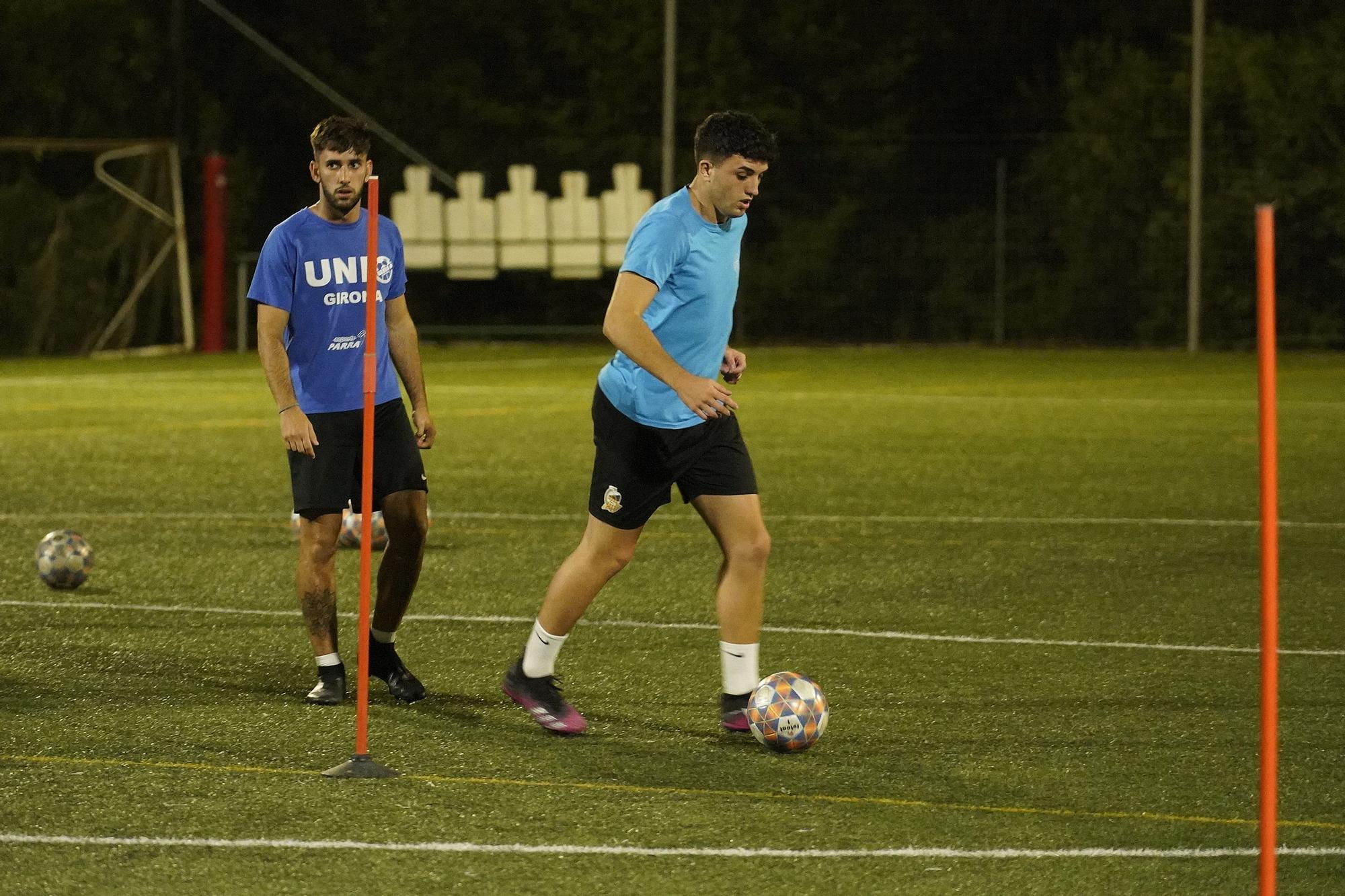 Unió Girona entrenant a l'escola Vedruna