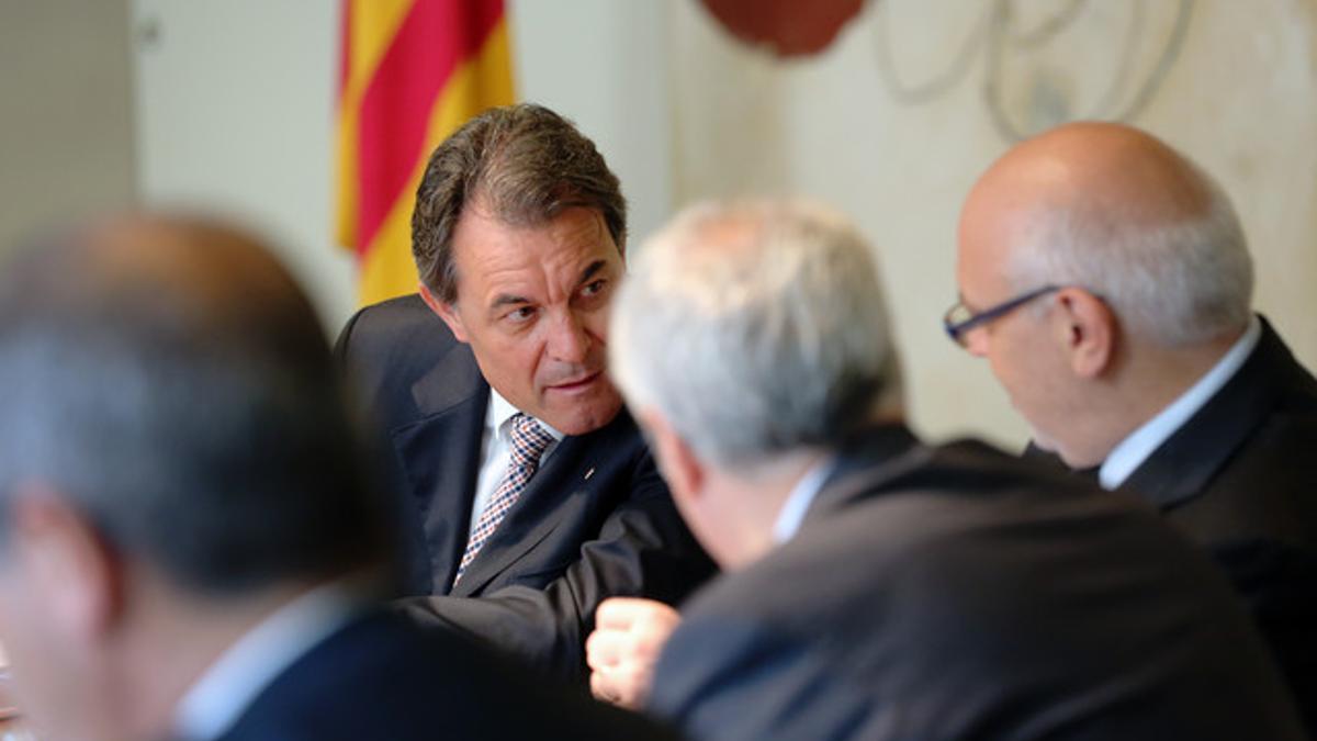 Reunión del Govern en la Generalitat