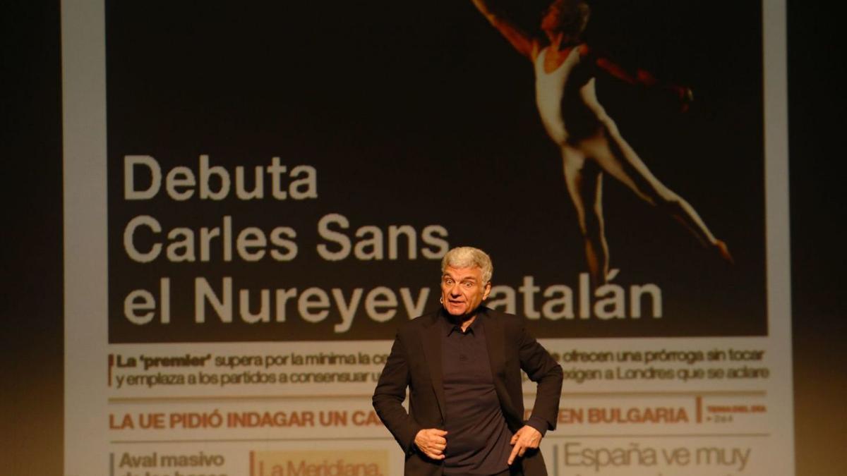 Carles Sans, de “Tricile”, deleita en solitario al teatro Jovellanos | JUAN PLAZA