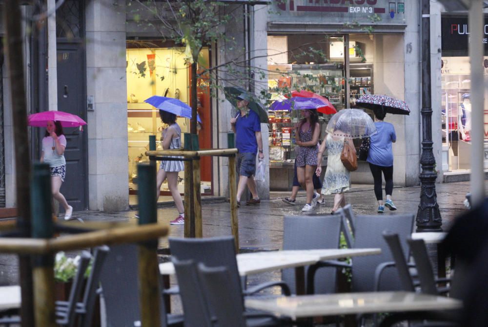 Ruixat a la ciutat de Girona