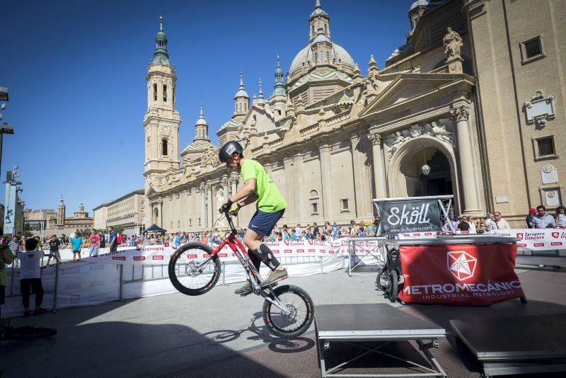 Día del Deporte en la Calle en la Plaza del Pilar de Zaragoza