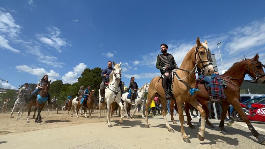 Más de 200 jinetes en la Xuntaza Cabalar de Moaña