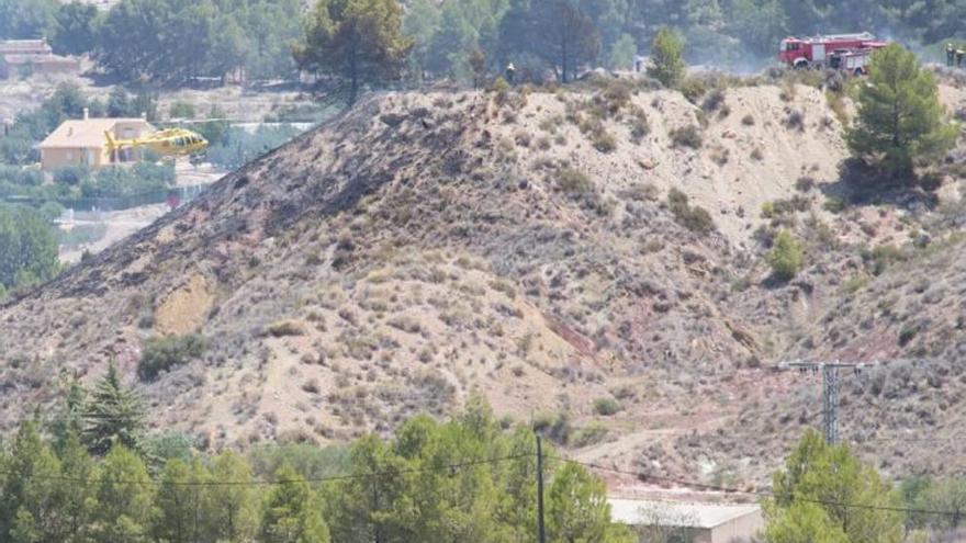 Susto por un conato de incendio forestal en el paraje de La Pollera de Cehegín