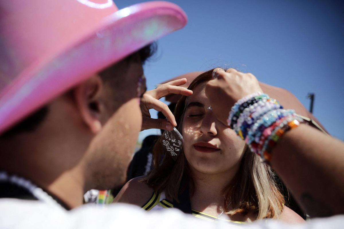 Fans de Taylor Swift en su concierto en Buenos Aires