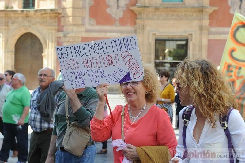 Los lodos del Mar Menor llegan a Murcia