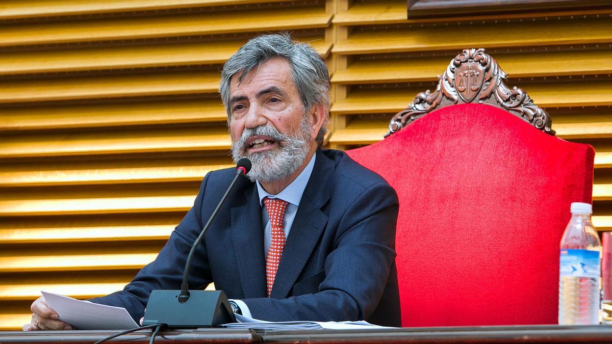 El presidente del Supremo y del CGPJ, Carlos Lesmes.
