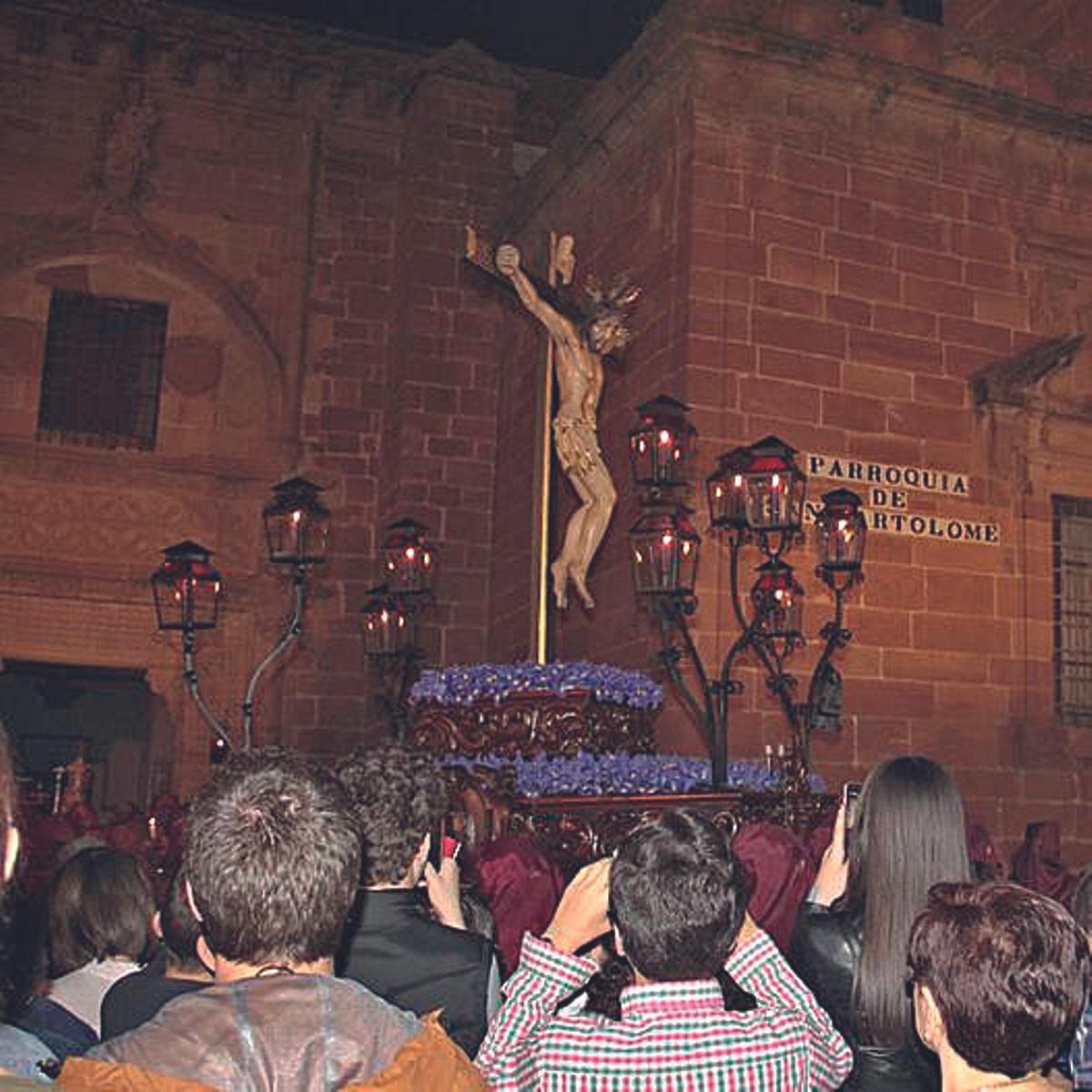 Miércoles Santo. Las Penas es la imagen más antigua de la Semana Santa de Montoro.