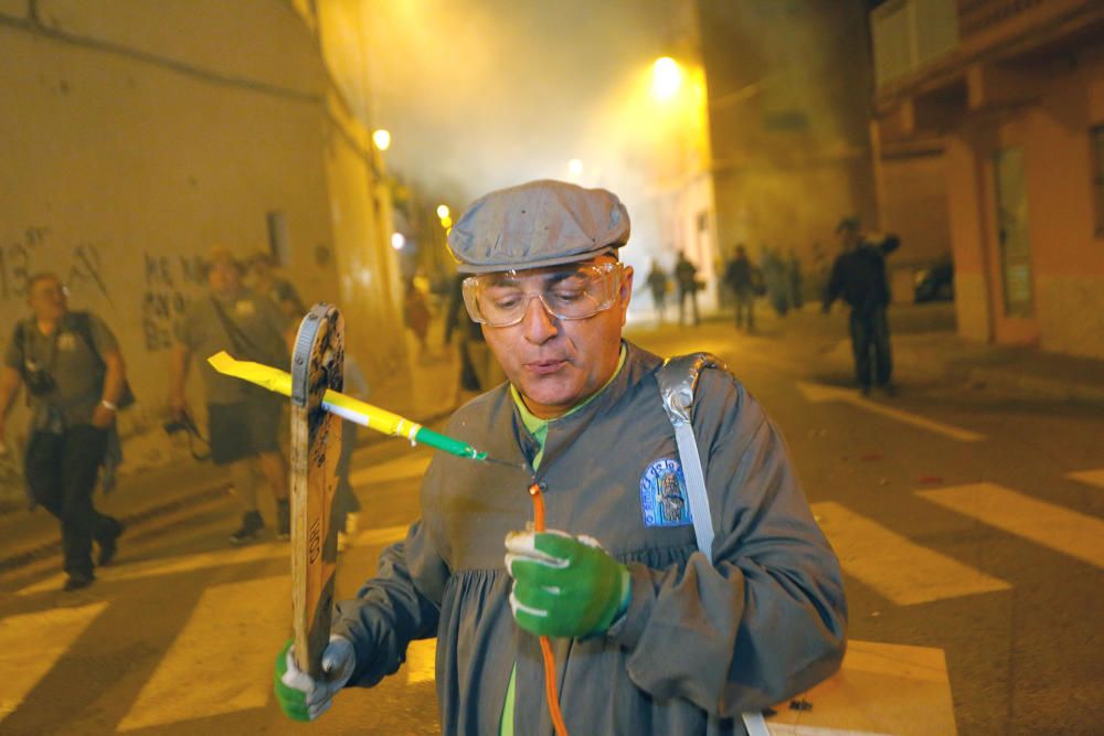 Instante de la Passejà de Sant Onofre celebrada el sábado por la noche en Quart de Poblet.