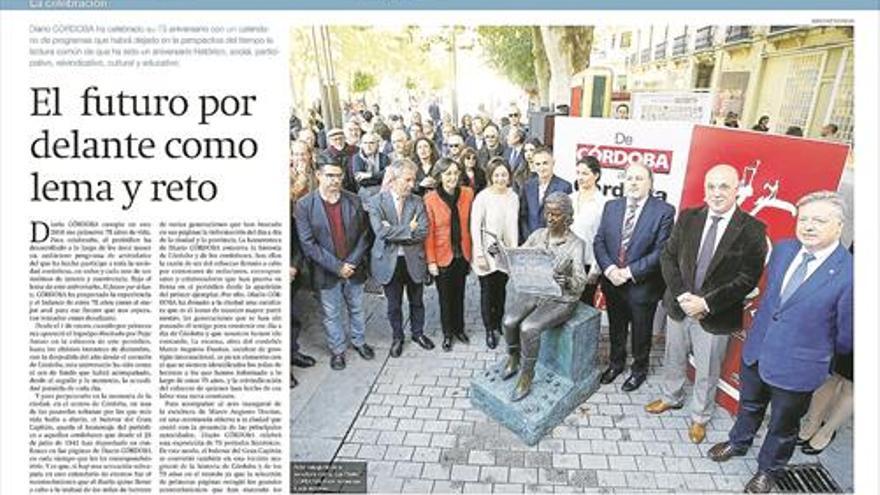 CÓRDOBA ofrece 75 años de historia a lo largo de una obra conmemorativa