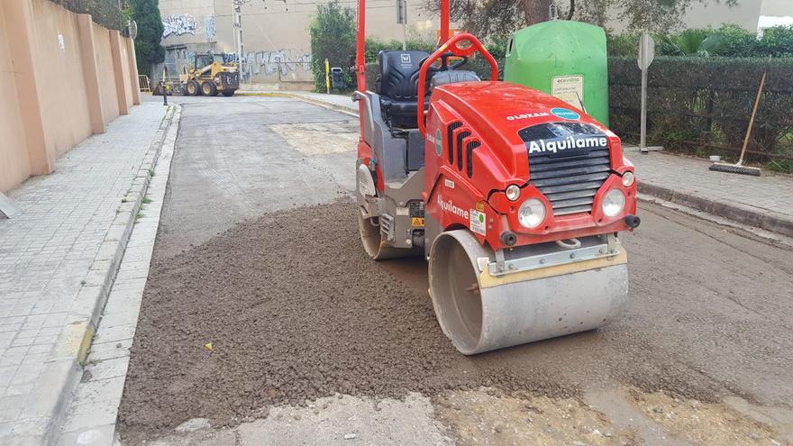 Meliana invierte  más de 45.000 euros en la segunda fase de asfaltado urbano