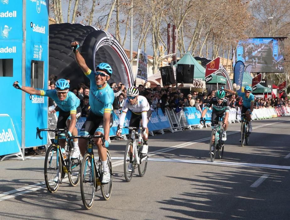 Llegada de la Vuelta a Murcia-Gran Premio Sabadell en San Javier