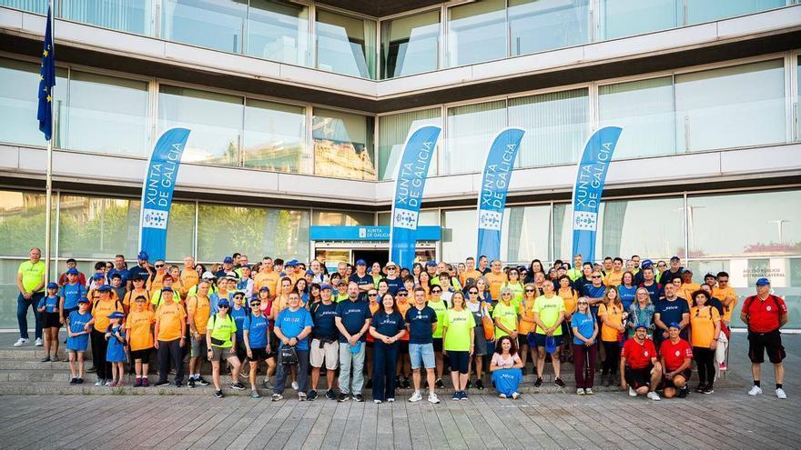 Una etapa para celebrar los 43.000 del Camino por la Costa