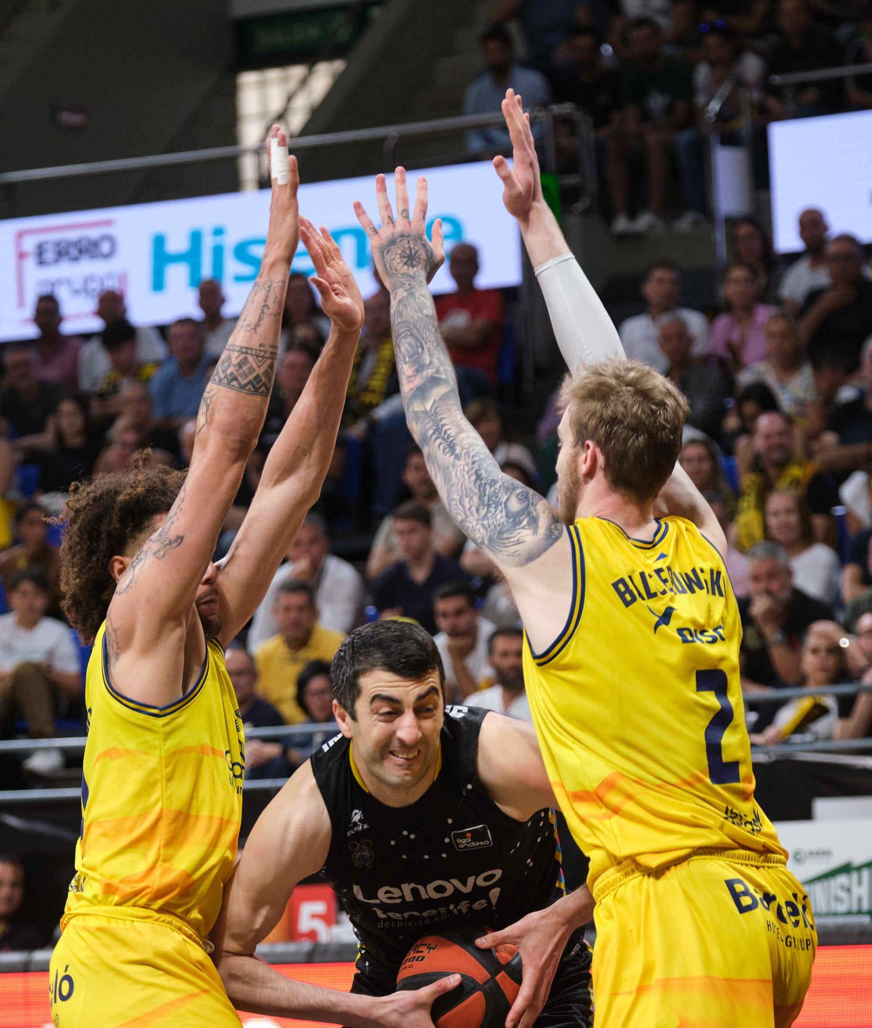 Derbi canario de baloncesto entre el Lenovo Tenerife y el Gran Canaria