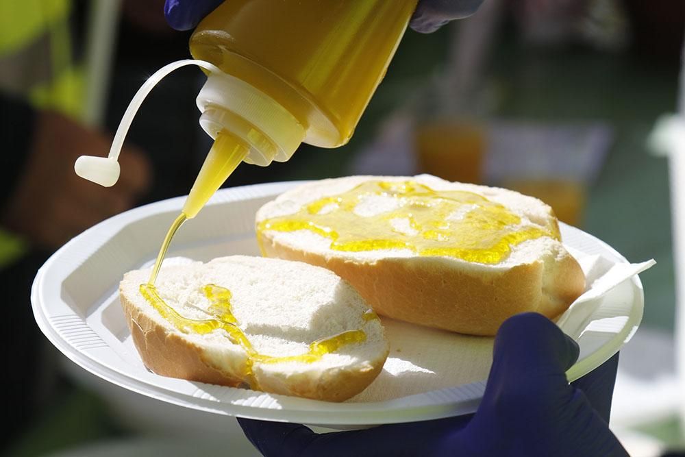 Protesta de los agricultores por los bajos precios del aceite