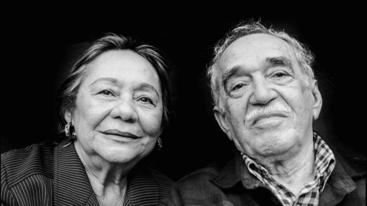 Gabriel García Márquez y su mujer, Mercedes Barcha.
