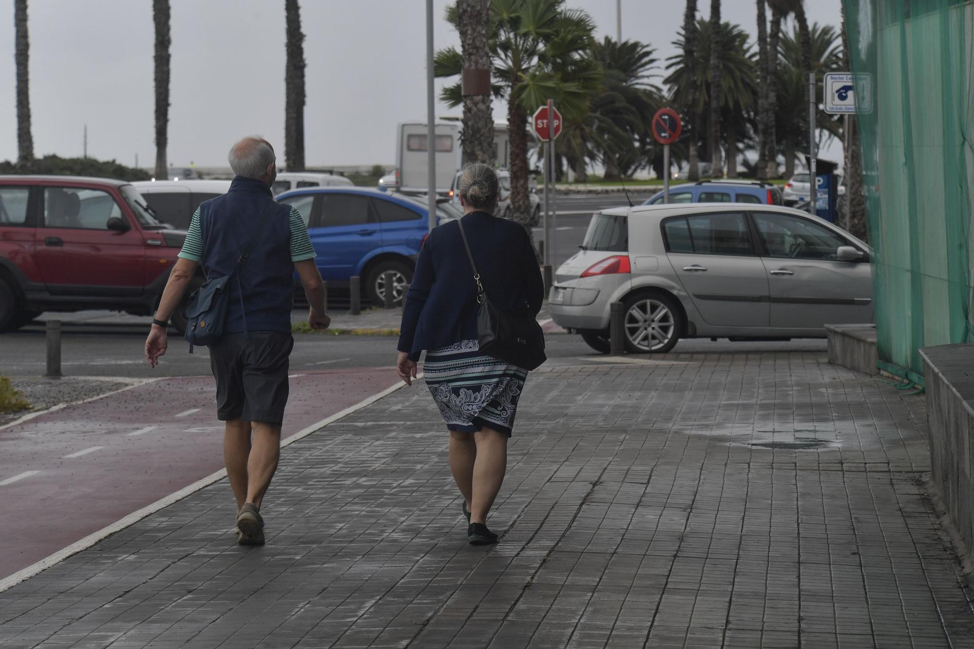 Lluvia en Las Palmas de Gran Canaria (07/01/2022)