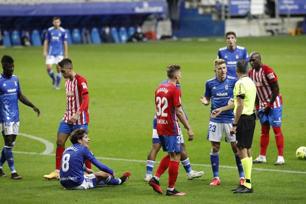 Derbi Real Oviedo-Sporting: El derbi asturiano en imágenes