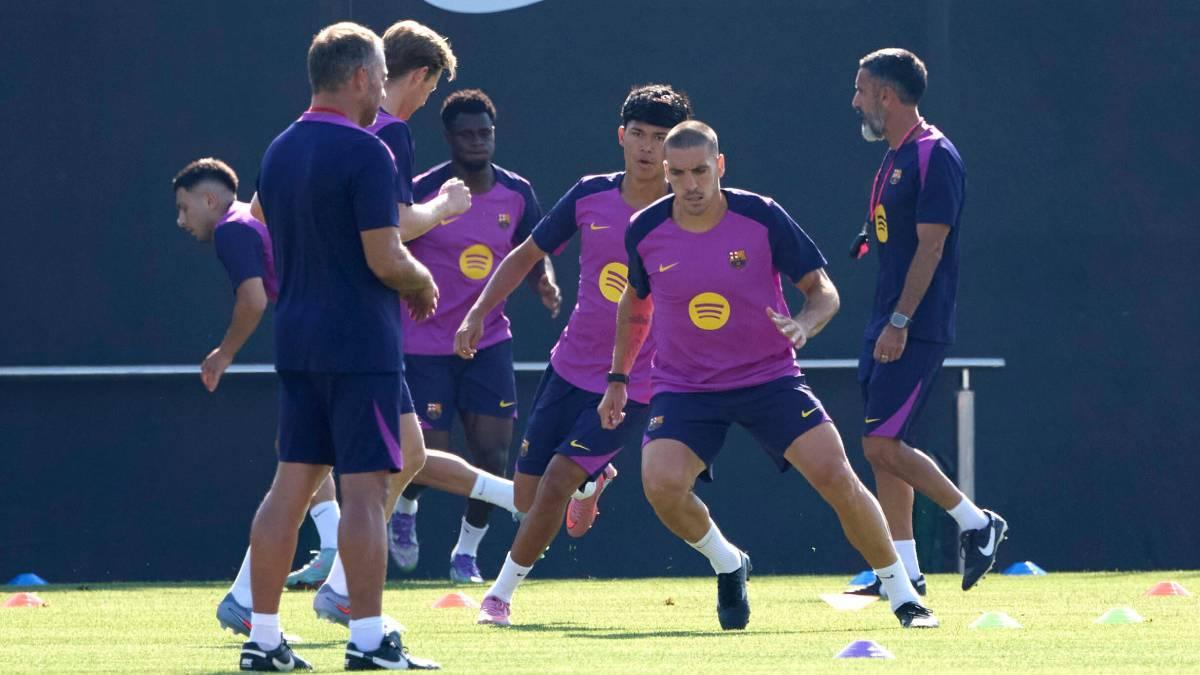 Oriol Romeu, entreno a máxima intensidad